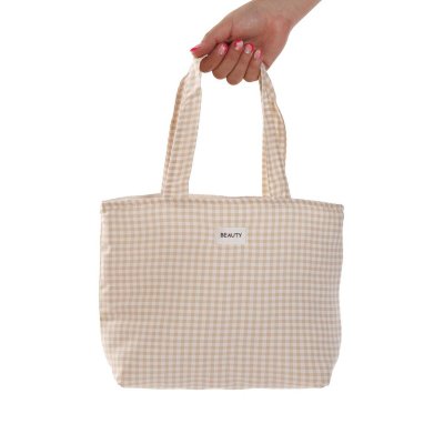 Naisten Käsilaukku Versa Vichy Beige 9 x 22 x 23 cm