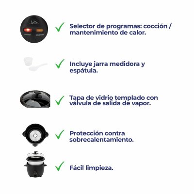 JATA riisinkeitin JEAR2522 Alumiini