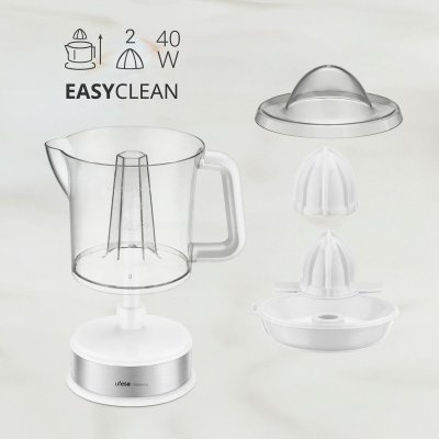 UFESA Sähkömehustin 71206113 40 W 1 L Ruostumaton teräs