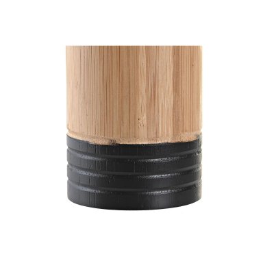 DKD Home Decor Hammasharjateline Bambu 7 x 11 cm Musta Alumiini