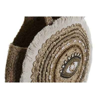 Naisten Käsilaukku DKD Home Decor Musta Beige Luonnollinen 36 x 12 x 36 cm (2 osaa)