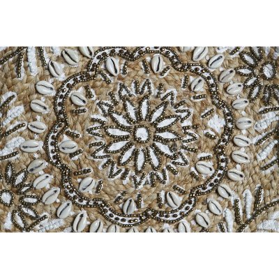 Naisten Käsilaukku DKD Home Decor Musta Beige Luonnollinen 36 x 12 x 36 cm (2 osaa)
