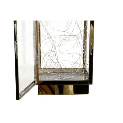 DKD Home Decor Žibintas Kullattu Ruostumaton teräs 15 x 14 36 cm