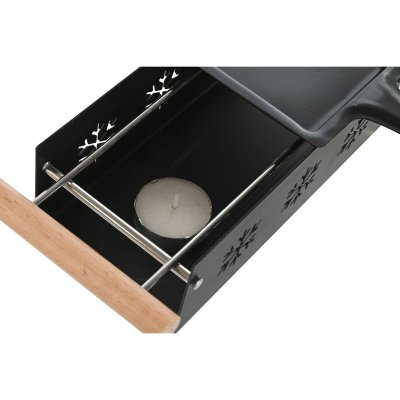 Home ESPRIT Raclette Musta 25 x 10 6 cm Metalli