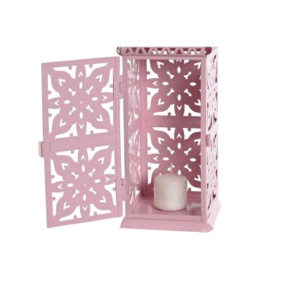 Home ESPRIT Žibintas Valkoinen Vihreä Pinkki Rauta Itämainen 10 x 30 cm (4 osaa)