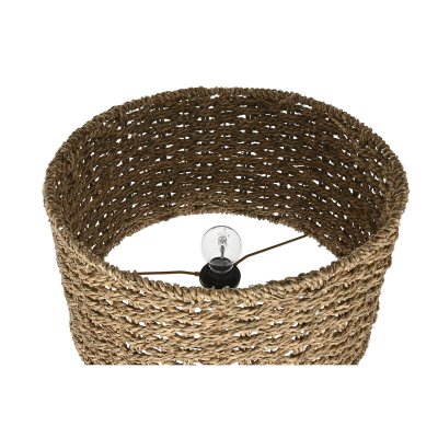 Home ESPRIT Lattialamppu Ruskea Luonnollinen 220 V 41 x 156 cm Metalli