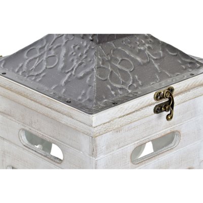 Home ESPRIT Lyhtysarja Valkoinen Kristalli Kuusi Etninen Arabi 26 x 66 cm (2 Kappaletta) Lasi
