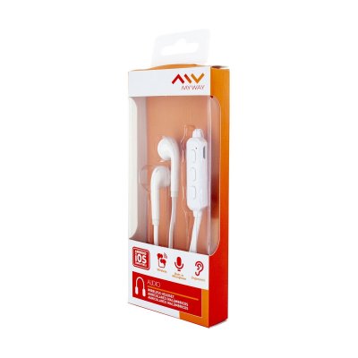 Myway Bluetooth Kuulokkeet Mikrofonilla Valkoinen