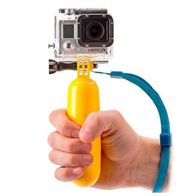 Schwimmender Selfie-Stab für die Sportkamera KSIX Gelb