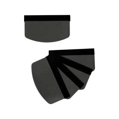 KSIX Levitin Näytönsuoja Matkapuhelin Musta (5 pcs) Muovi