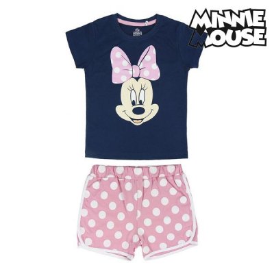Sommer-Schlafanzug Minnie Mouse 73728 Marineblau
