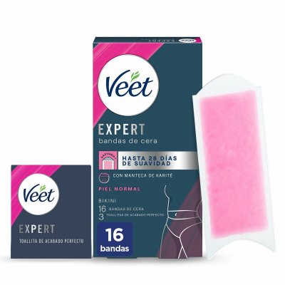 Veet Ihokarvanpoistoliuskat Expert Bikini (16 osaa)