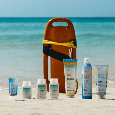 Sensilis Aurinkosuoja MOISTURIZING & REFRESHING Spf 50+ 250 ml