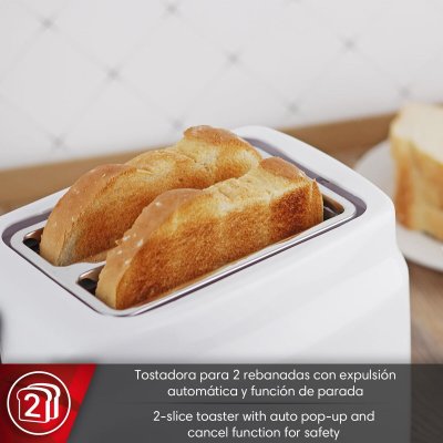 Magefesa Leivänpaahdin Valkoinen 750 W Muovi