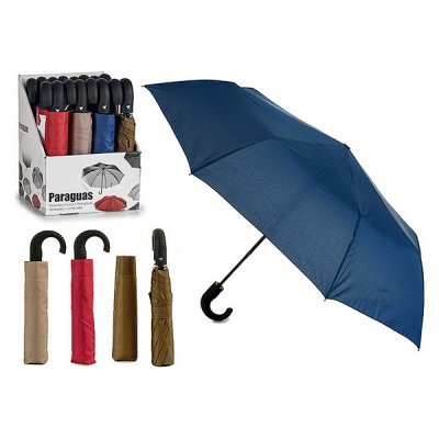 Regenschirm 5 x 5 x 35 cm Rot Blau Hellbraun Dunkelbraun