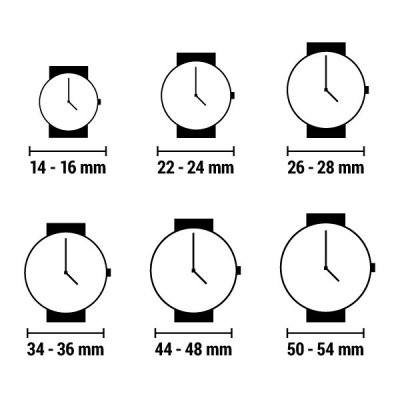 Arabians Unisex kellot DBH2187BA (Ø 34 mm) Vaaleansininen Ruostumaton teräs