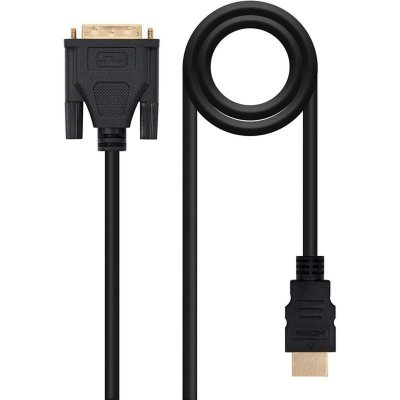 NANOCABLE HDMI - DVI kaapeli 10. 15. 0503 3 m Musta Kulta Polyesteri
