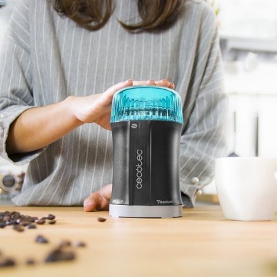 Cecotec Elektroninen mylly TitanMill 200 200W W musta Ruostumaton teräs