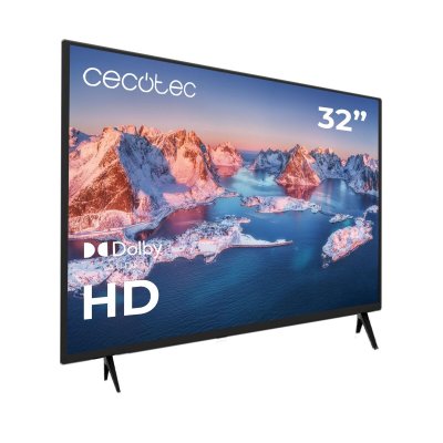 Cecotec Smart TV 32" HD LED 0 series 0032S tasoinen DVB-T2 HDMI USB musta