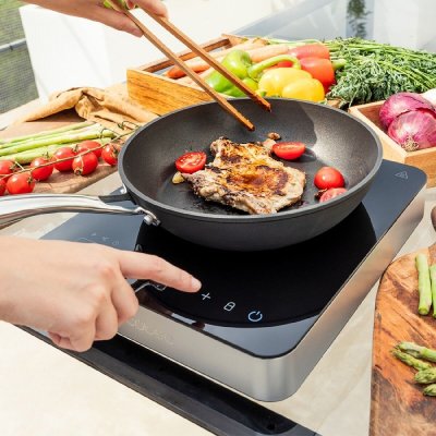 Cecotec Induktiolevy Full Magma Single 2000 W Musta Lasi