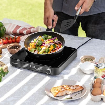 Cecotec Induktiolevy Full Magma 2000 W Musta Lasi