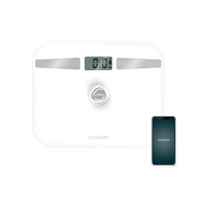 Digitaalinen henkilövaaka Cecotec EcoPower 10200 Smart LCD Bluetooth 180 kg Valkoinen 180 kg