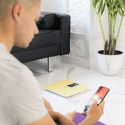 Cecotec Digitaalinen henkilövaaka Keltainen