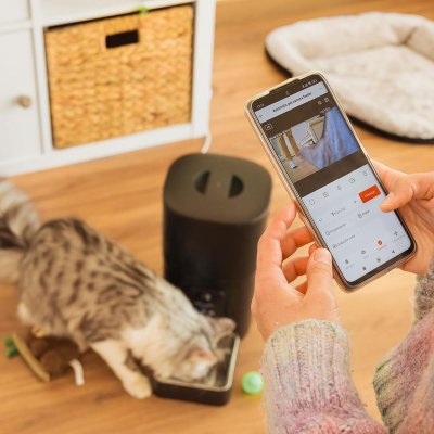 Cecotec Automaattinen syötin Pumba 6000 Purrfect Meal Smart Vision 6 L Musta Ruostumaton teräs