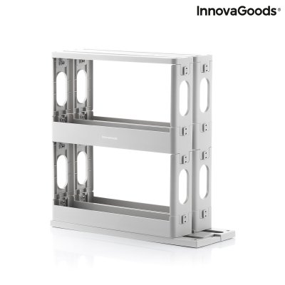 InnovaGoods Liukuva ja kääntyvä maustejärjestelijä Rispick Harmaa