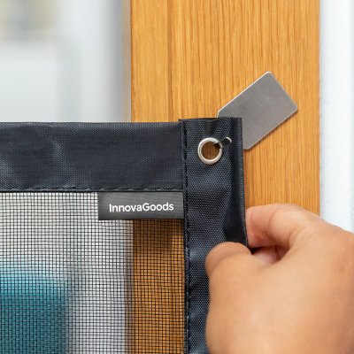 InnovaGoods Lemmikkieläinten turvaverkko Petinu Musta Ruostumaton teräs