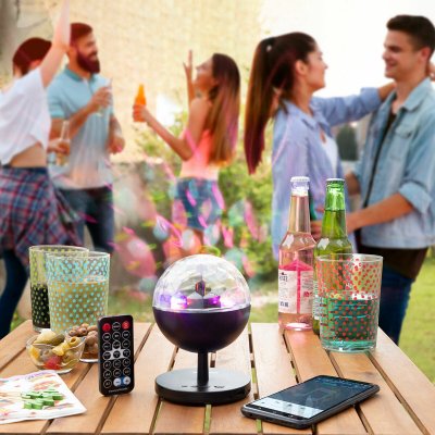 InnovaGoods Ladattava LED-projektori Kaiuttimella Istarlyt Musta