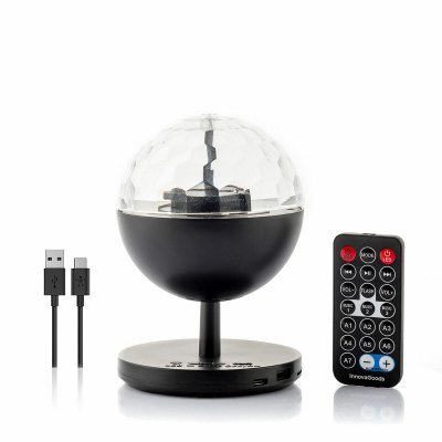 InnovaGoods Ladattava LED-projektori Kaiuttimella Istarlyt Musta