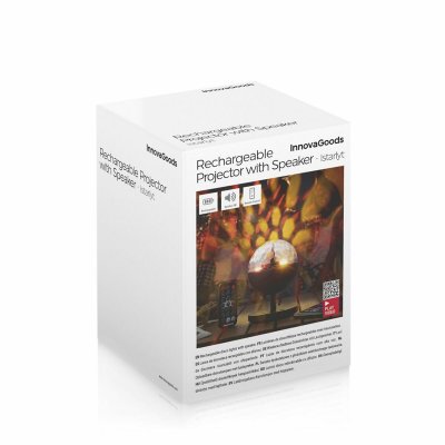 InnovaGoods Ladattava LED-projektori Kaiuttimella Istarlyt Musta