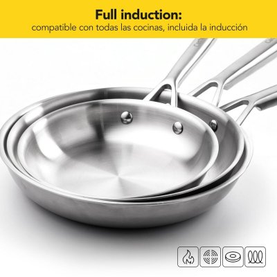 Castey Pannu E-S26 Harmaa Ruostumaton teräs Ø 26 cm