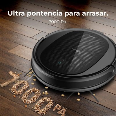Cecotec Robotstøvsuger Conga M20, 7000Pa, 160min, Wi-Fi, App, iTech Gyro, Svart