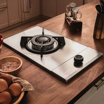 Cecotec Kaasukäyttöinen keittolevy Bolero Squad G 1200S Inox 3500 W 29 x 50 cm Ruostumaton teräs