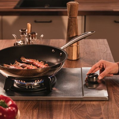 Cecotec Kaasukäyttöinen keittolevy Bolero Squad G 1200S Inox 3500 W 29 x 50 cm Ruostumaton teräs