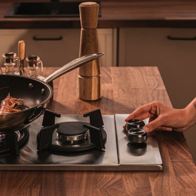 Cecotec Kaasukäyttöinen keittolevy Bolero Squad G 2200S Inox 5250 W 29 x 50 cm Ruostumaton teräs