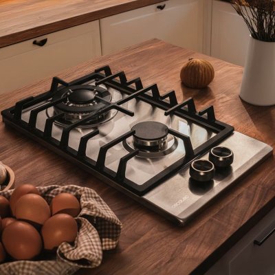 Cecotec Kaasukäyttöinen keittolevy Bolero Squad G 2200F Inox 5250 W 29 x 50 cm Ruostumaton teräs