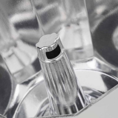 JATA Vanhanaikainen Italialainen Mokkapannu HCAF2409 Kerma Alumiini 9 Kupit