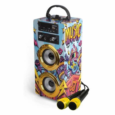 BigBuy Kids Kaiutin karaokemikrofonilla