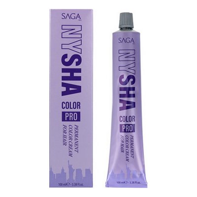 Permanent Hårfarge Saga Nysha Color Pro Nº 4.00 (100 ml)