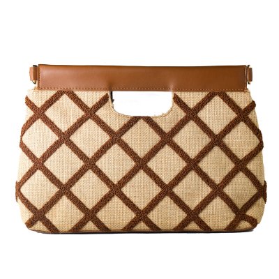 Naisten Käsilaukku Laura Ashley VALETTA-QUILTED-TAN Ruskea 30 x 20 x 9 cm