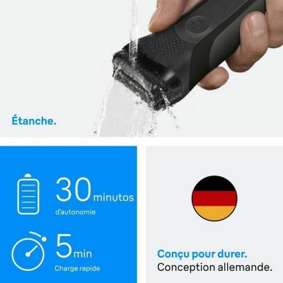Braun Sähköpartakone Series 3 Harmaa