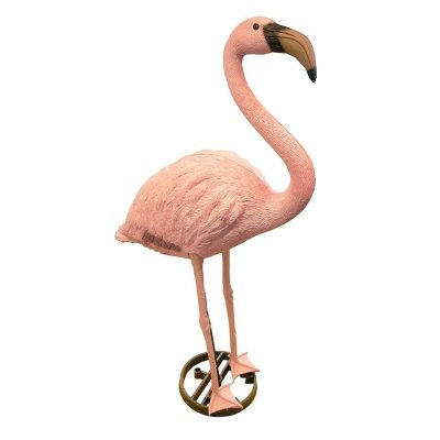 ubbink Koristeellinen puutarhahahmo Hartsi Vaaleanpunainen flamingo