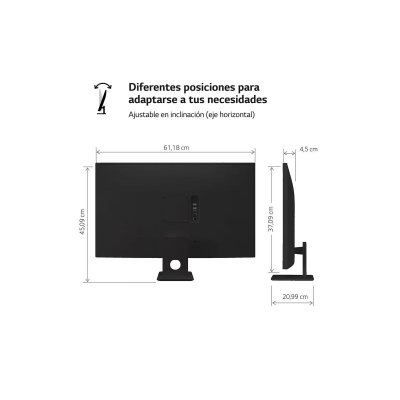 LG Pelinäyttö 27SR50F-B 27" Full HD (Kunnostetut Tuotteet A) Musta