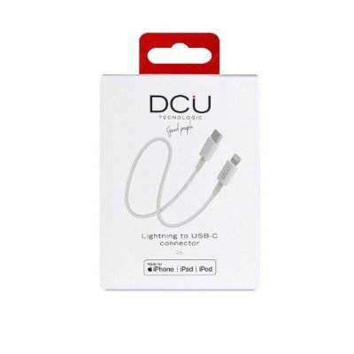 USB-C - Lightning kaapeli iPhone DCU 1 Valkoinen 1 m