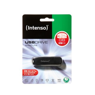 USB Pendrive INTENSO FAELAP0356 USB 3.0 32 GB Schwarz 32 GB USB Pendrive