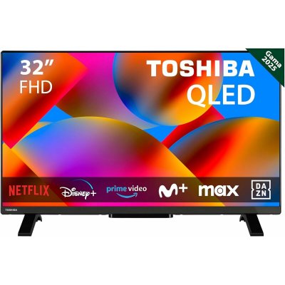 Toshiba Smart TV 32QV2F63DG 32" Full HD HDR HDR10 QLED Musta