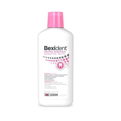 Isdin Suuvesi Bexident Dientes Sensibles 500 ml Vihlovat hampaat Plakkia torjuva